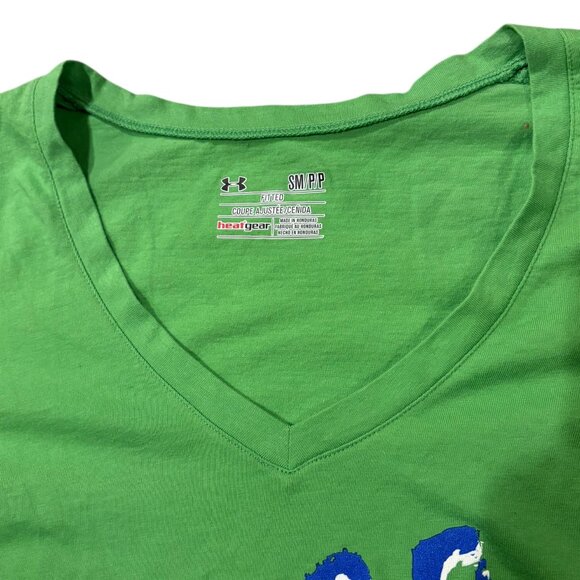 Under Armour Green Short Sleeve T-Shirt - Picture 3 of 4